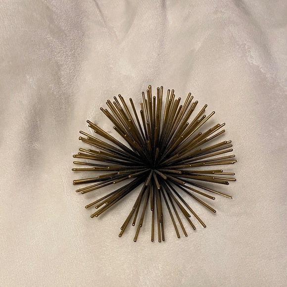 Other - Decorative Brass Burst Wall Accent - Bronze Starburst